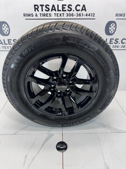 265/65/18 michelin tires 18x8.5 Rims 6x139 Chevy GMC 1500