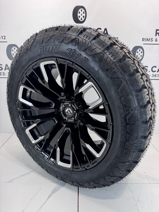LT 275/55/20 tires 20x10 Fuel Rims 6x135 Ford F150