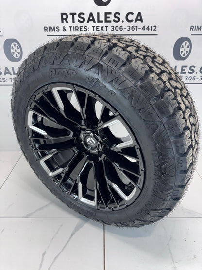 LT 275/55/20 tires 20x10 Fuel Rims 6x135 Ford F150
