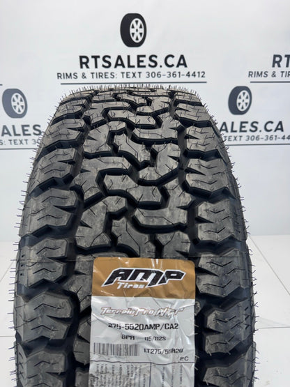 LT 275/55/20 tires 20x10 Fuel Rims 6x135 Ford F150