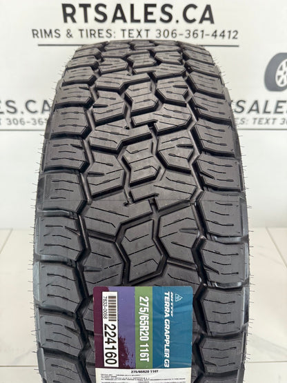 275/65/20 Nitto Terra Grappler G3 All Weather Tires