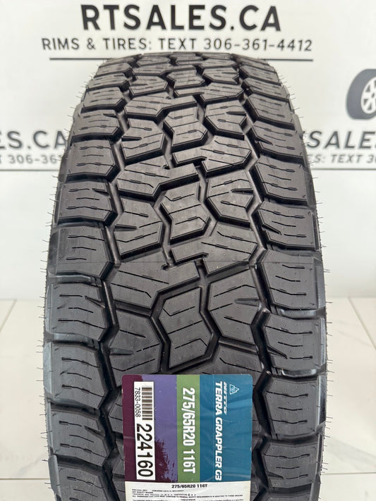 275/65/20 Nitto Terra Grappler G3 All Weather Tires