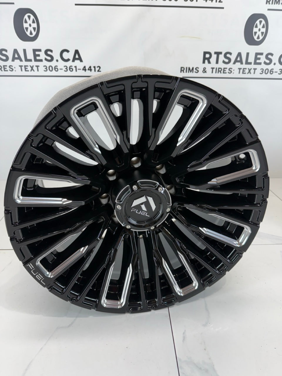 20x10 Fuel Rebar Rims 8x170