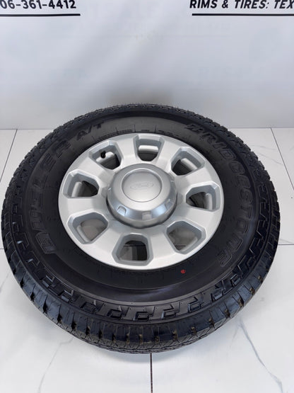 LT 275/70/18 Bridgestone tires Rims Ford F250 F350 8x170 OEM