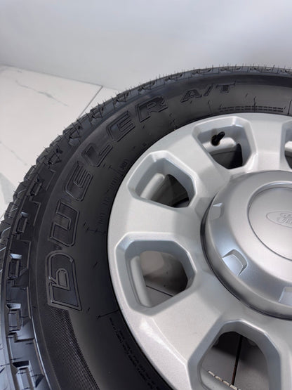 LT 275/70/18 Bridgestone tires Rims Ford F250 F350 8x170 OEM