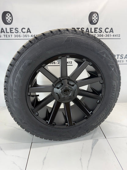 20" Blizzak Winter Tires Fuel Contra Rims 6x135/139 - MULTIPLE SIZES