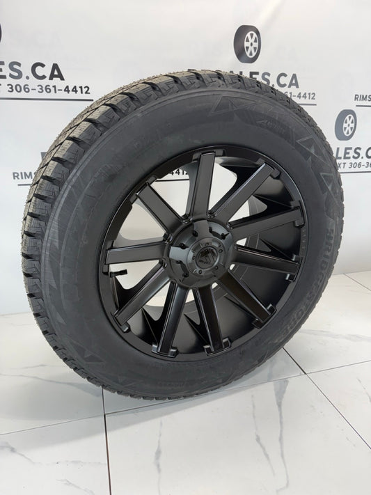 20" Blizzak Winter Tires Fuel Contra Rims 5x150 / 5x139 - MULTIPLE SIZES