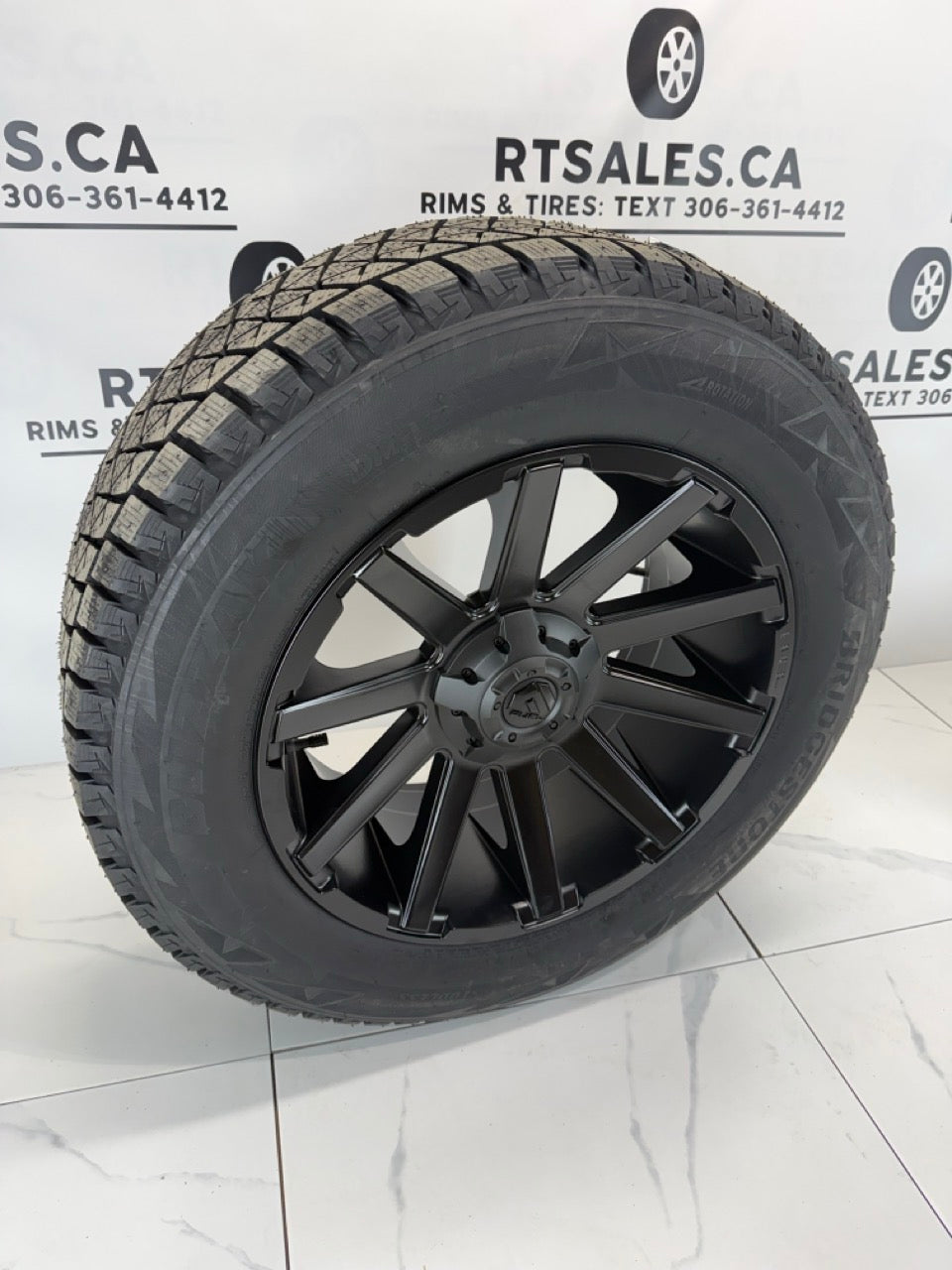 20" Blizzak Winter Tires Fuel Contra Rims 6x135/139 - MULTIPLE SIZES