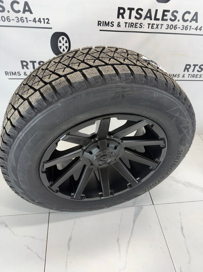 20" Blizzak Winter Tires Fuel Contra Rims 6x135/139 - MULTIPLE SIZES