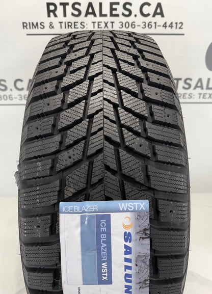 Sailun Ice Blazer WSTX winter tires on 18x8 replica rims 5x120