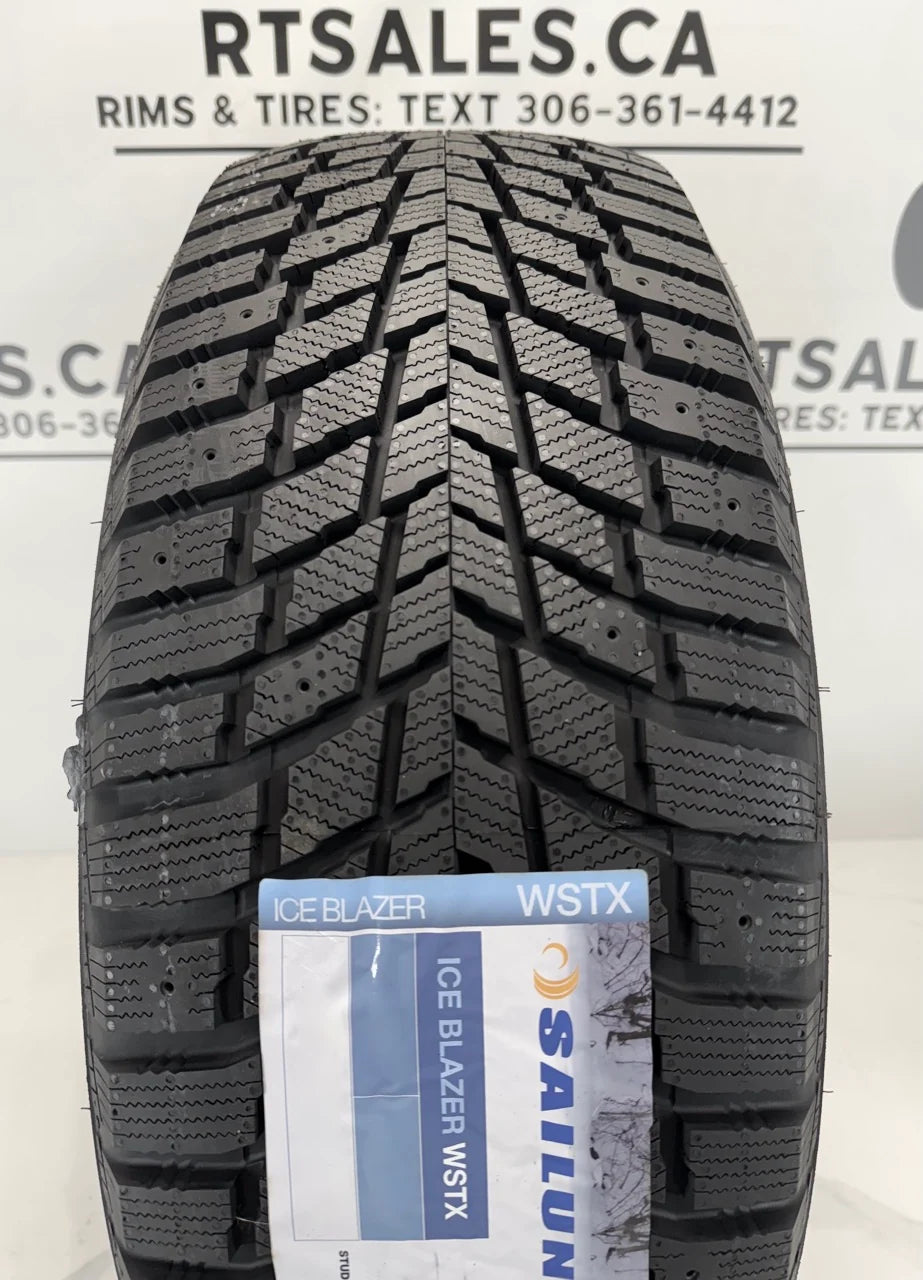 Sailun Ice Blazer Winter Tires on 16" or 17" Steel Rims 5x105