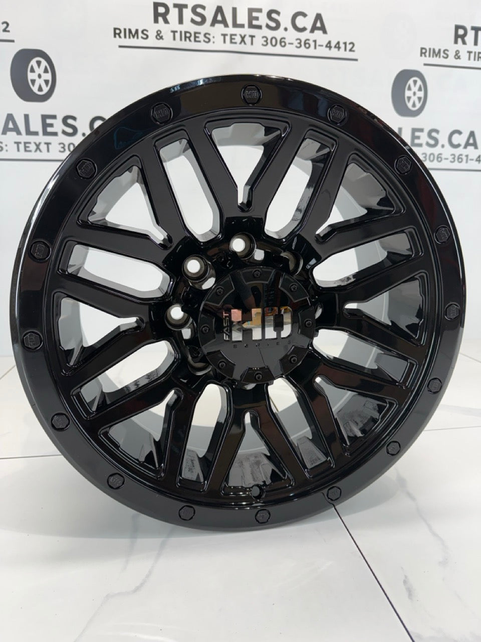 8×180 Black Fast HD Menace Rims – 17", 18" & 20"