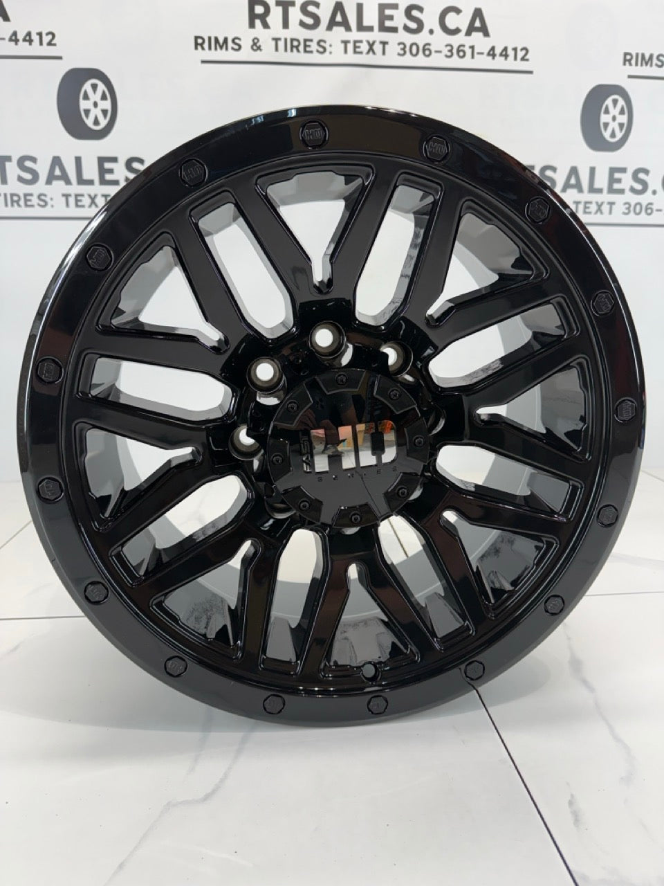 8×180 Black Fast HD Menace Rims – 17", 18" & 20"