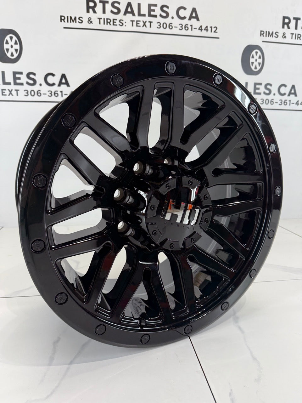8×180 Black Fast HD Menace Rims – 17", 18" & 20"