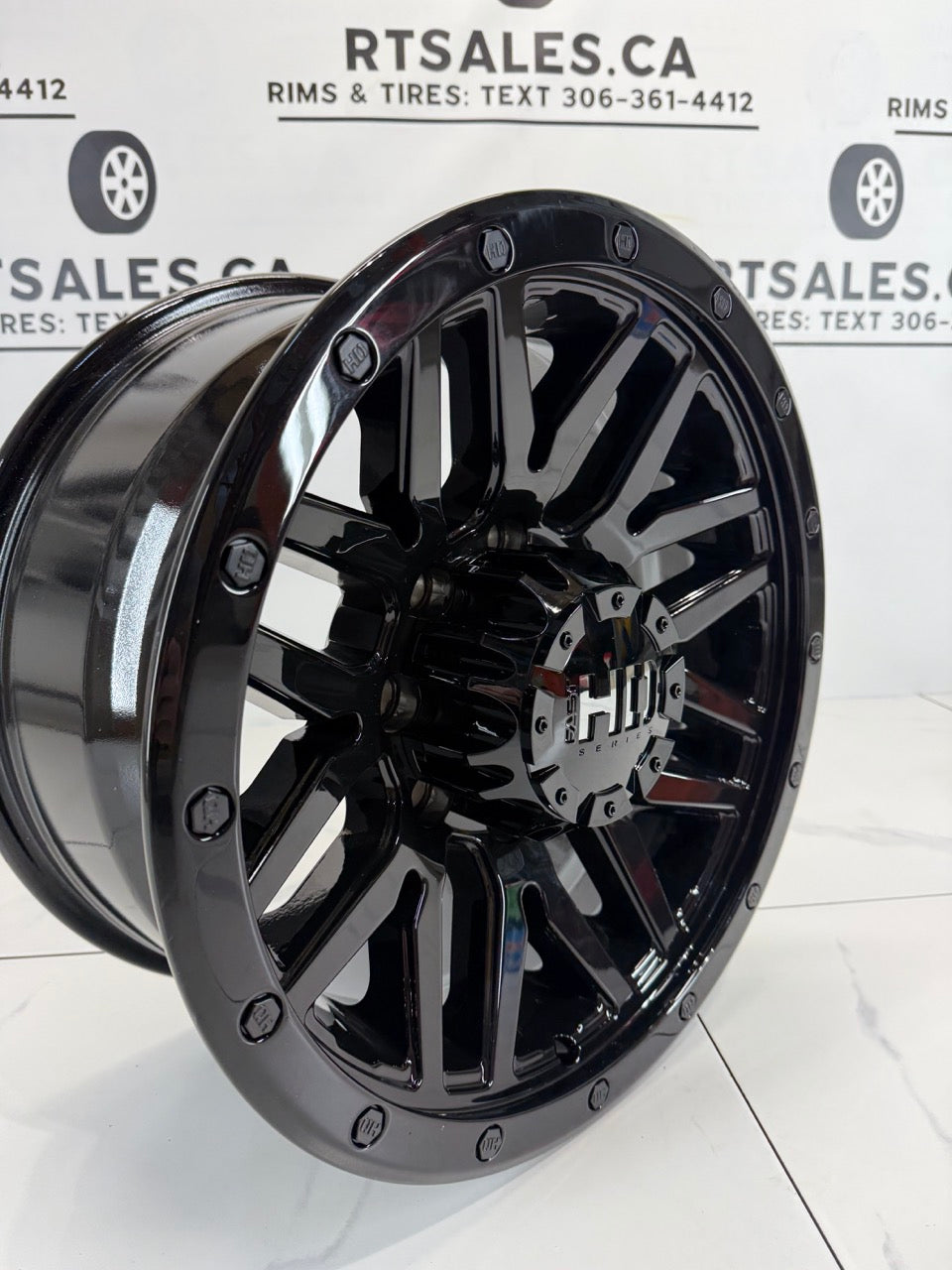 8×180 Black Fast HD Menace Rims – 17", 18" & 20"