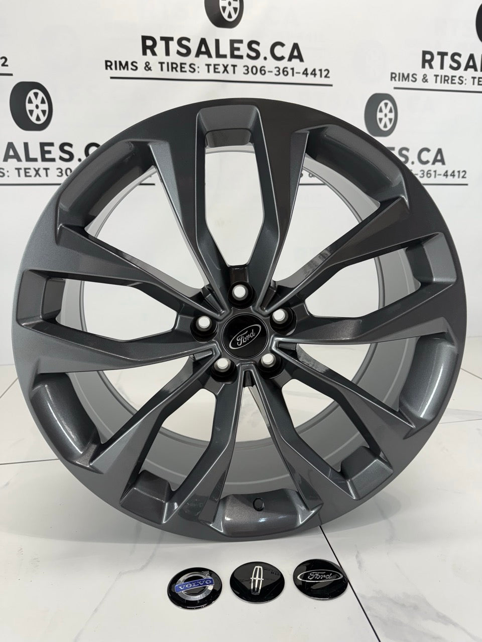 20x8.5 Gloss Gunmetal R325 Rims 5x108