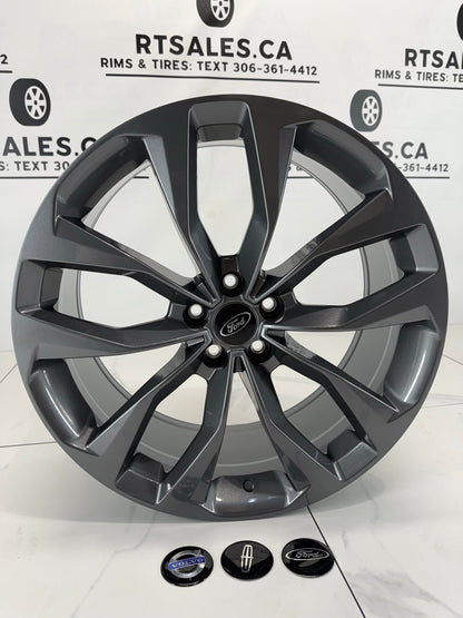 20x8.5 Gloss Gunmetal R325 Rims 5x108