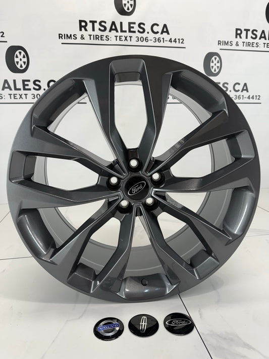 20x8.5 Gloss Gunmetal R325 Rims 5x108