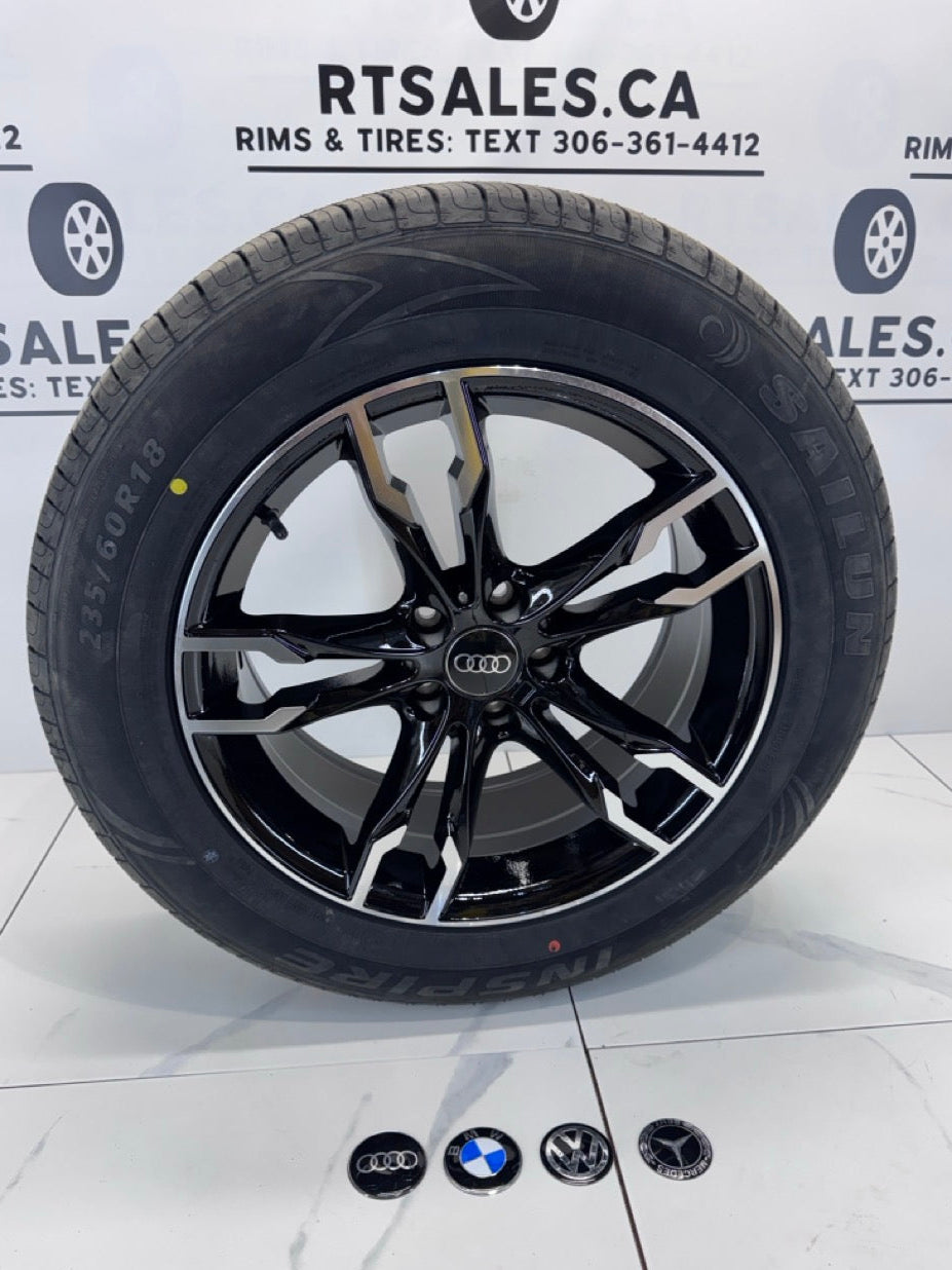 235/60/18 All season tires Rims 5x112 Audi Volkswagen BMW