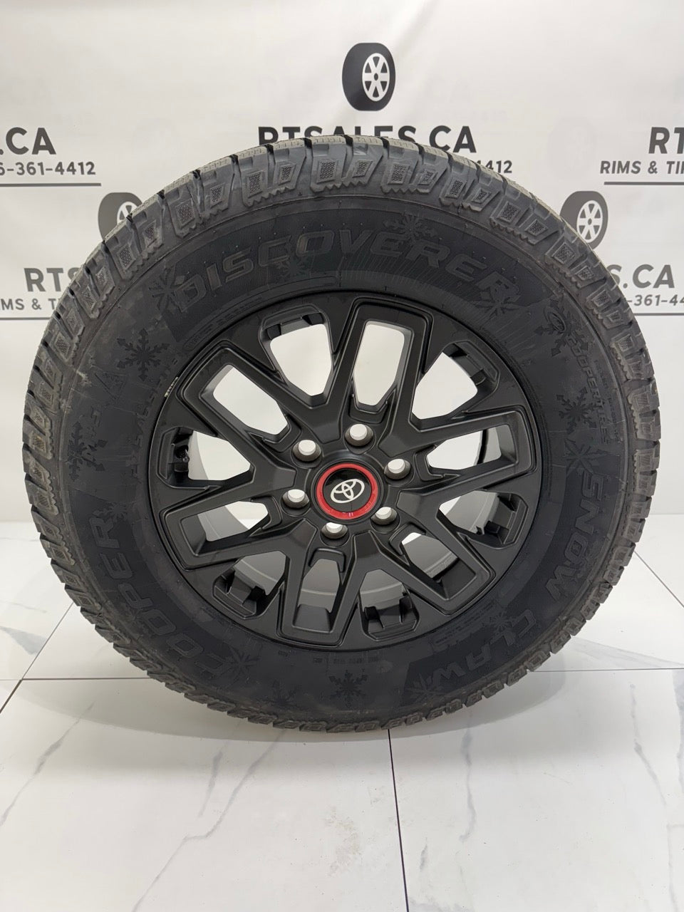 275/65/18 Cooper Snow Claw Winter Tires on 18" Rims 6x139.7