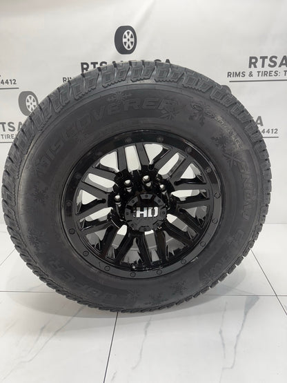 275/70/18 Cooper Snow Claw Winter Tires 18" Fast HD Rims 8x165