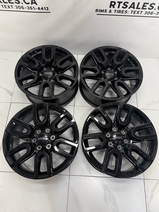 20x9 GMC AT4 OEM Rims 6x139.7 (Light use)