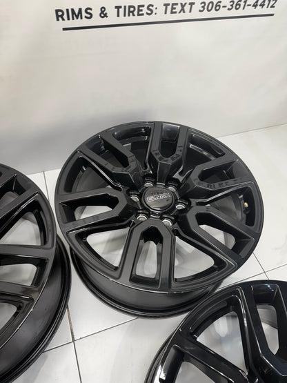 20x9 GMC AT4 OEM Rims 6x139.7 (Light use)