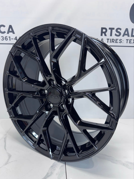 20x9 LX4 Rims 5x120 +35  Gloss Black