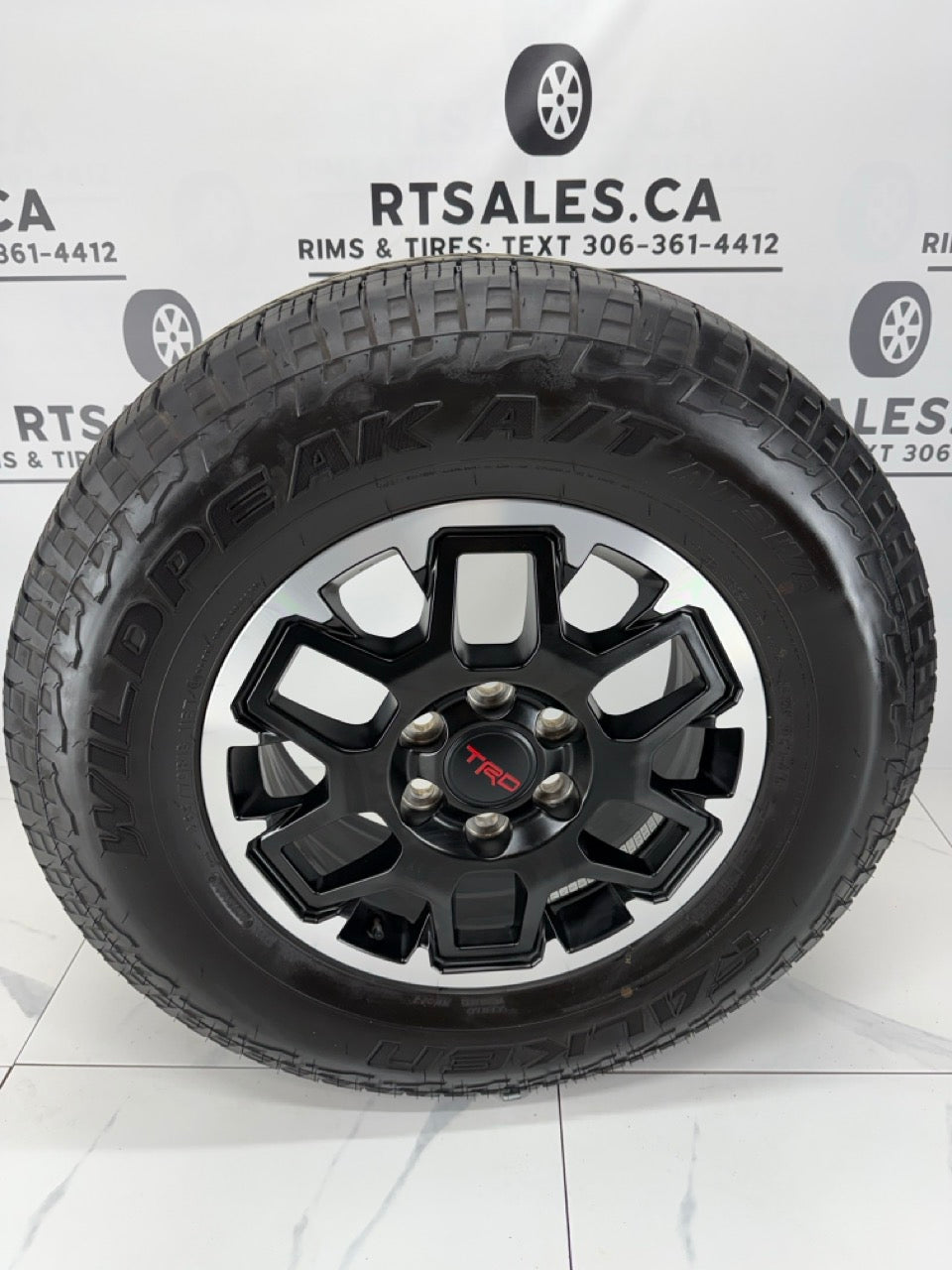 265/70/18 Tires on 18" Factory TRD Rims 6x139.7 (Takeoffs)
