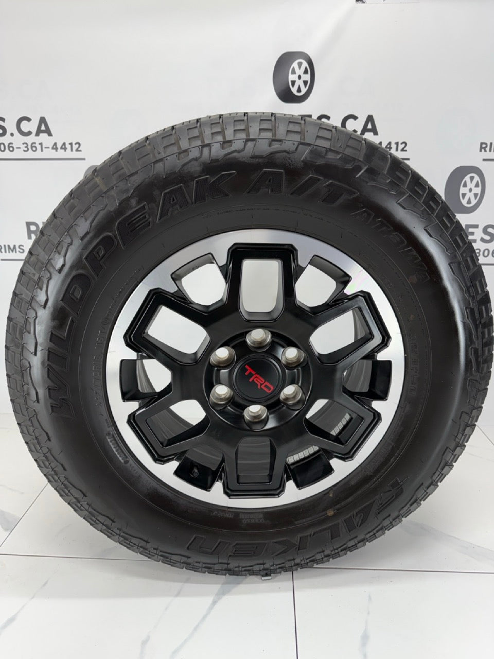 265/70/18 Tires on 18" Factory TRD Rims 6x139.7 (Takeoffs)