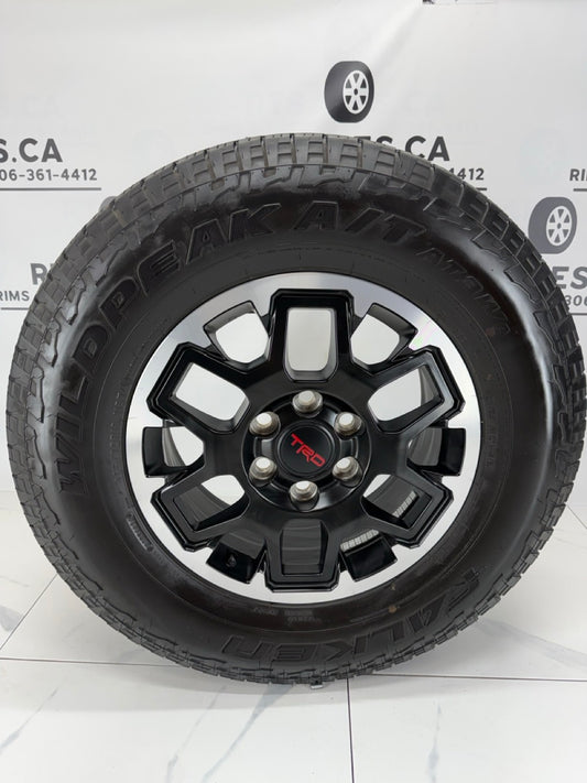 265/70/18 Tires on 18" Factory TRD Rims 6x139.7 (Takeoffs)