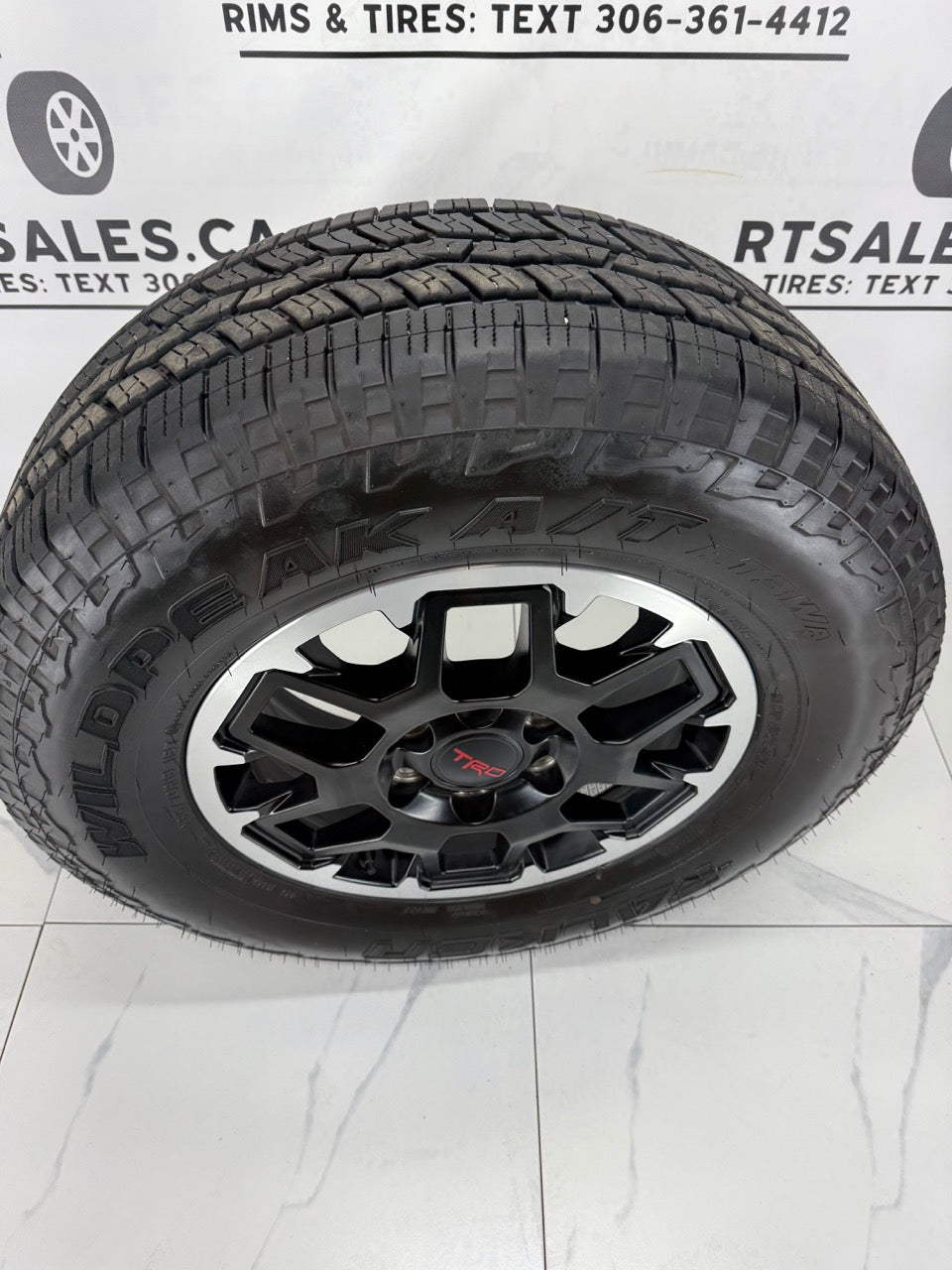 265/70/18 Tires on 18" Factory TRD Rims 6x139.7 (Takeoffs)
