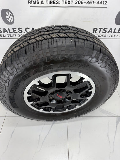 265/70/18 Tires on 18" Factory TRD Rims 6x139.7 (Takeoffs)