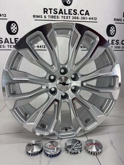22x9 GMC Chevy 1500 Replica Rims 6x139.7