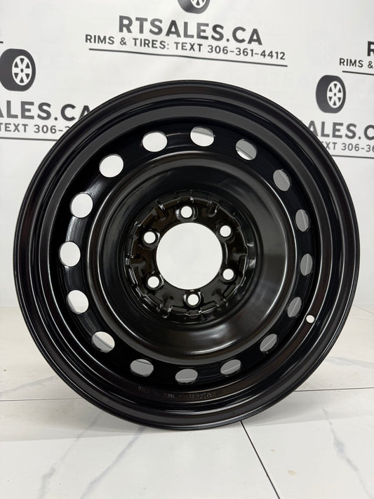17x7 Black Steel rims 6x139