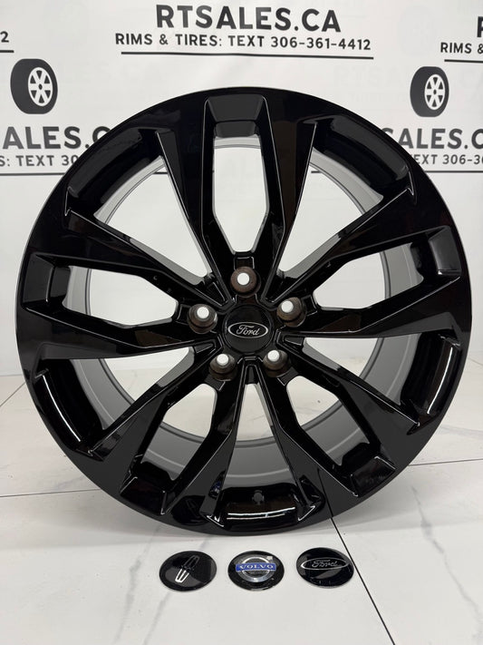 5x108 Black RT Rims 17" 18" 19" & 20"