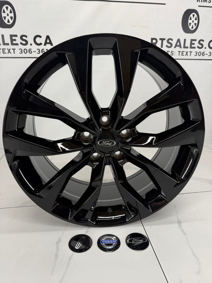 5x108 Black RT Rims 17" 18" 19" & 20"