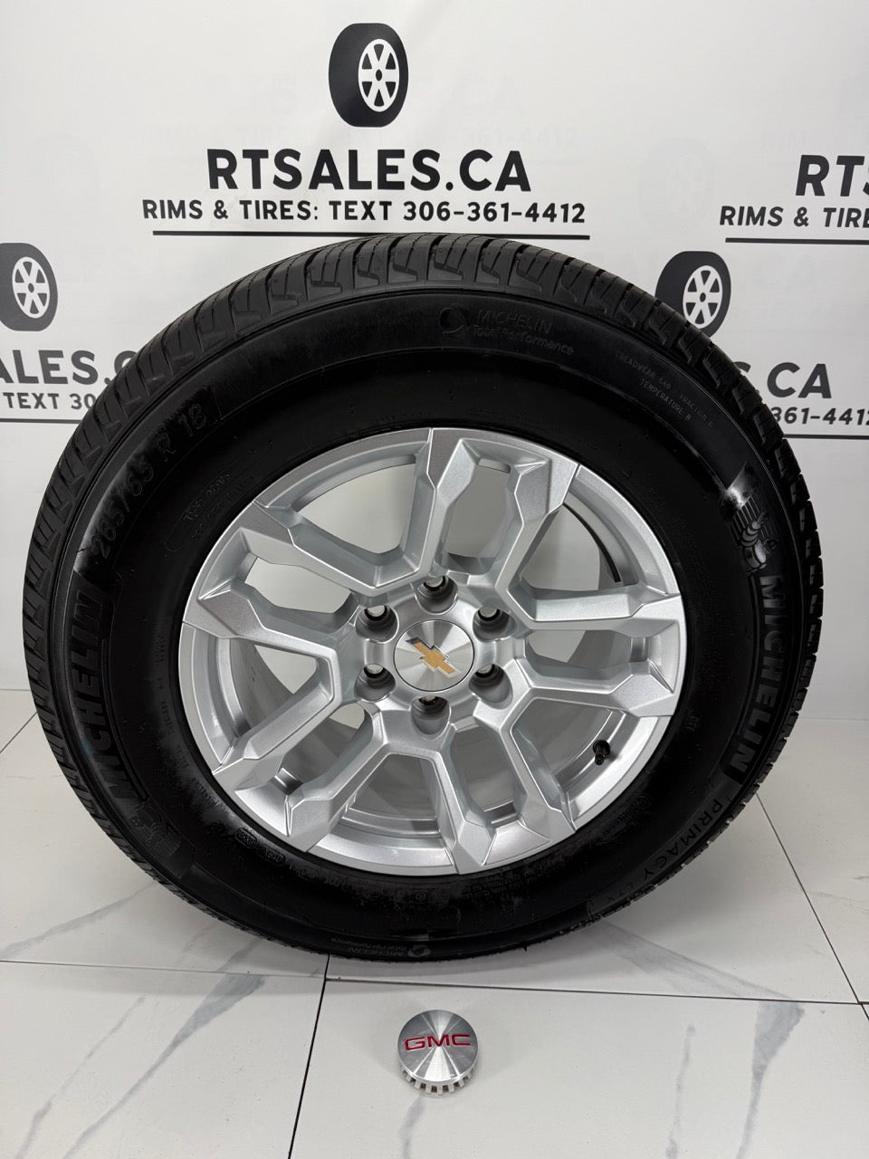 265/65/18 Michelin Tires 18x8.5 Rims 6x139 Chevy GMC 1500 (Takeoffs)