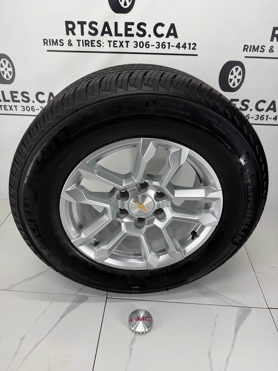 265/65/18 Michelin Tires 18x8.5 Rims 6x139 Chevy GMC 1500 (Takeoffs)