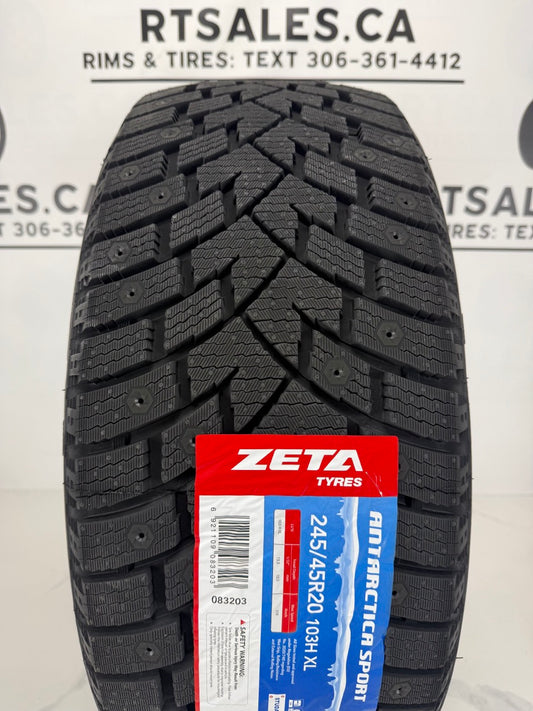 245/45/20 Zeta Antarctica Winter Tires XL