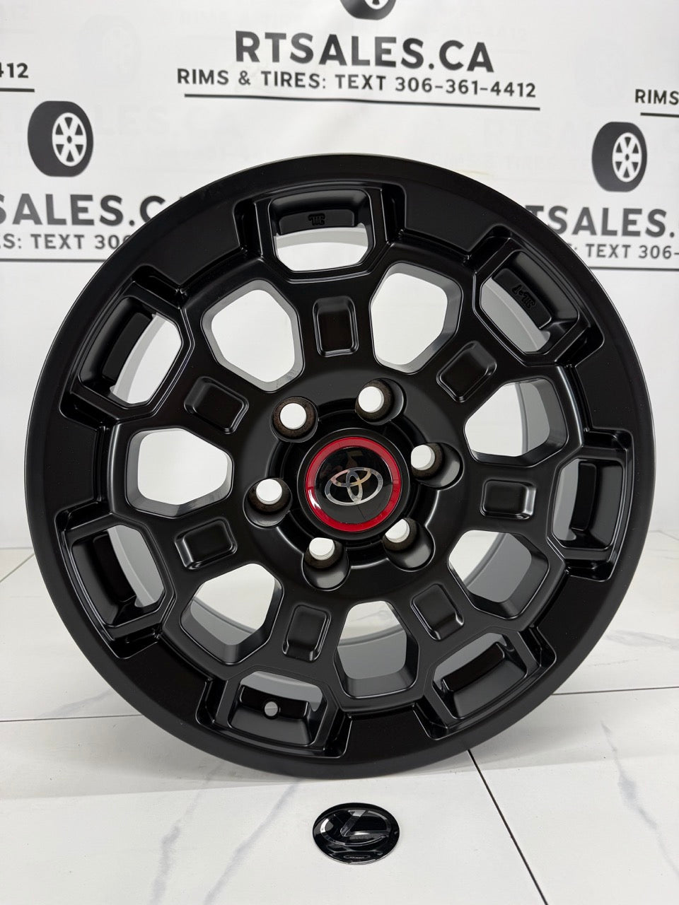 6×139 Black Replica R407 TRD Rims – 17" & 18"