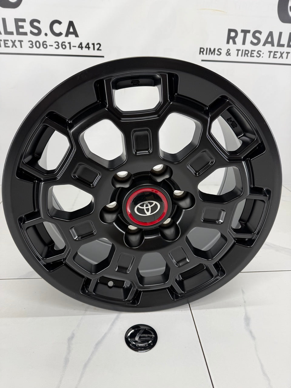 6×139 Black Replica R407 TRD Rims – 17" & 18"