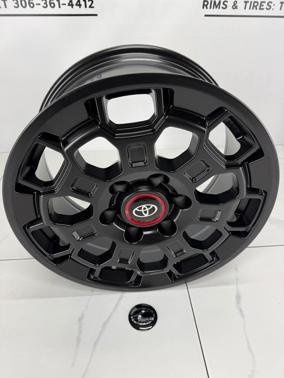 6×139 Black Replica R407 TRD Rims – 17" & 18"