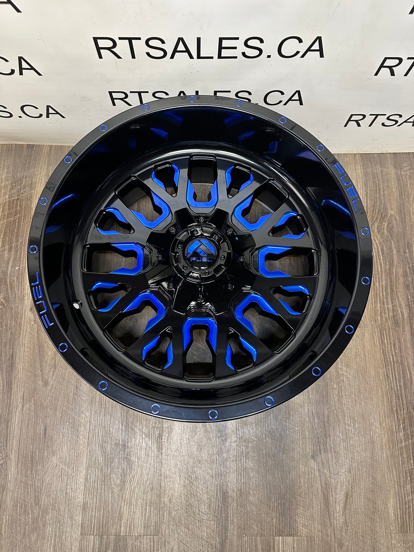 20x10 Fuel Stroke Rims 8x165