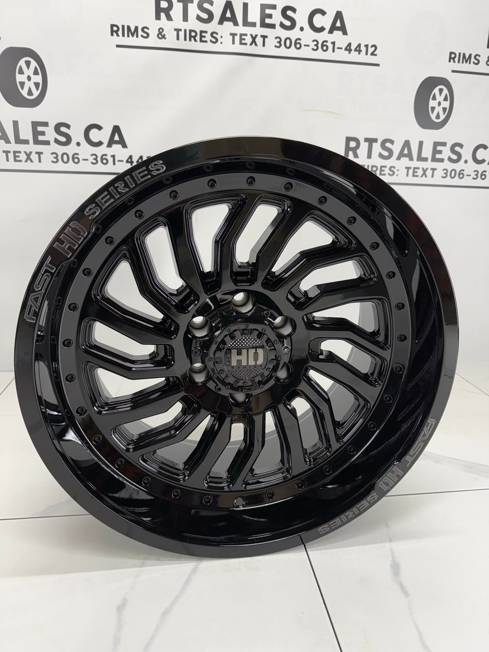 20x10 Fast D-STRUCT Rims 6x139 Gloss Black