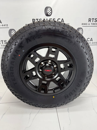 Sailun AT2 All weather Tires on 17" TRD Replica Rims 6x139