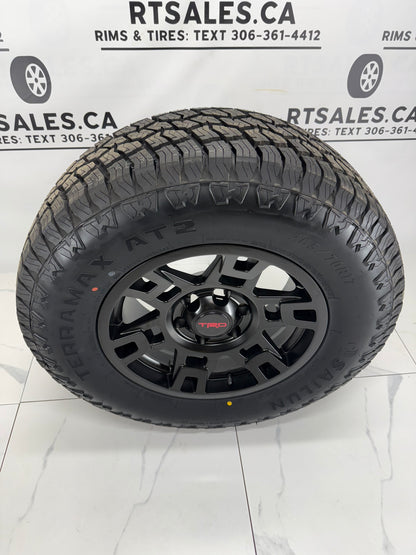 Sailun AT2 All weather Tires on 17" TRD Replica Rims 6x139