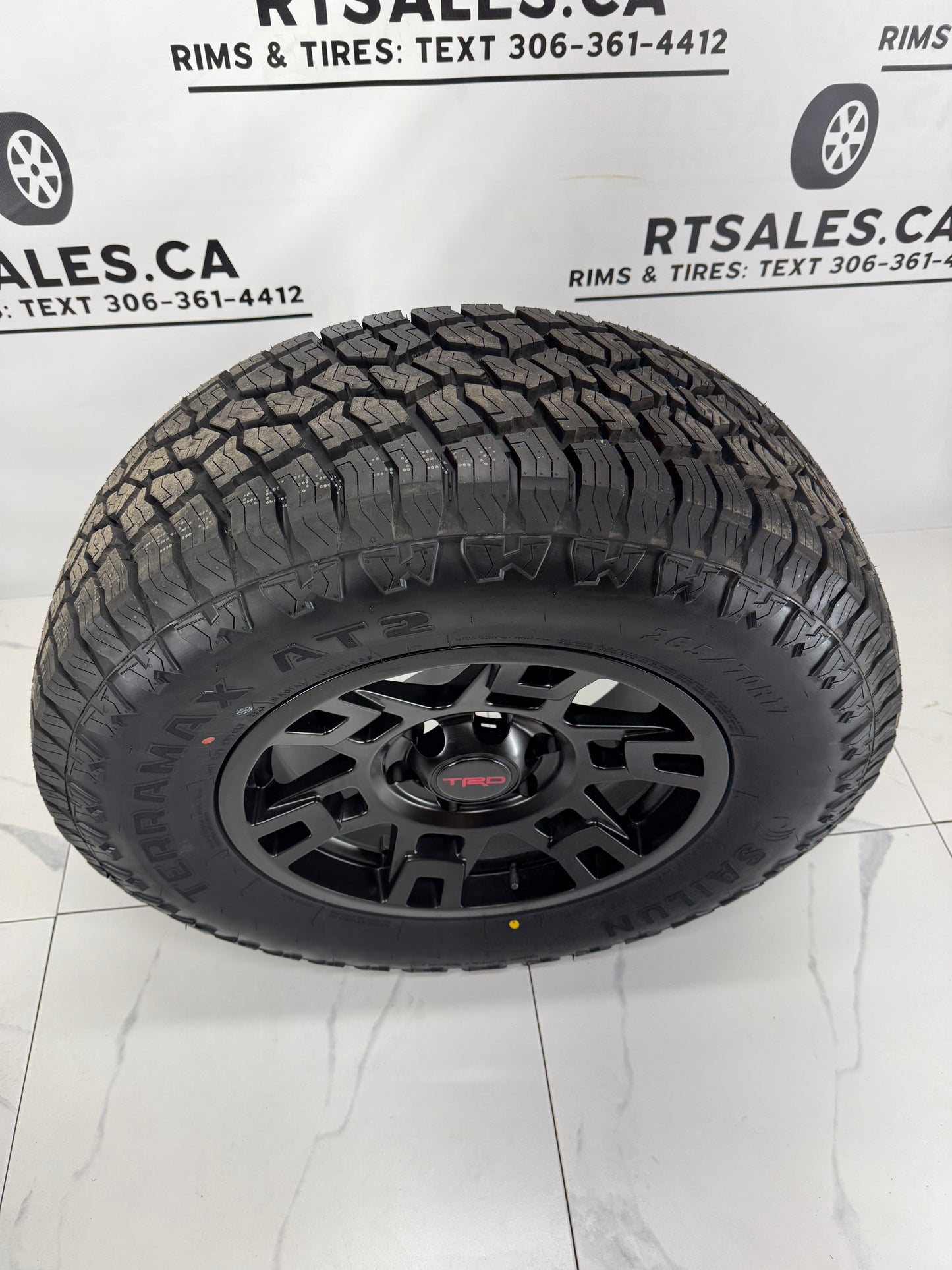 Sailun AT2 All weather Tires on 17" TRD Replica Rims 6x139