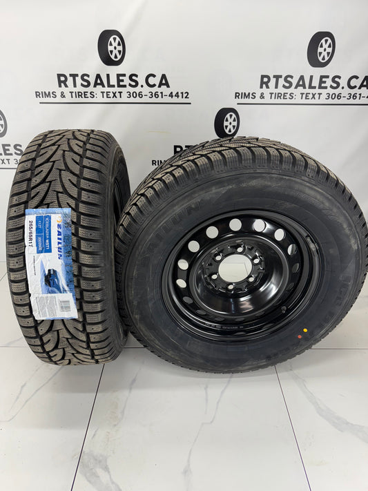 265/65/17 Sailun Winter Tires on 17" Steel Rims 6x139