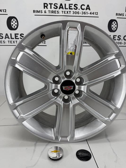 20x8 Chevy GMC Cadillac OEM Rims 6x120 (takeoff)